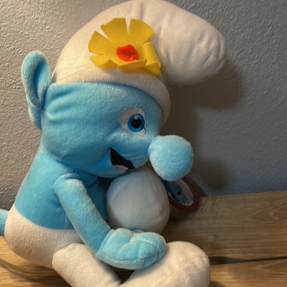 The Smurfs Plush Doll Happy Peyo 14 inch Stuffed Animal - Picture 3 of 6